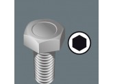 Отвертка-торцевой ключ с полым стержнем WERA Kraftform Plus 395 HO, 13.0x90 мм, 029466