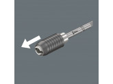 Битодержатель универсальный WERA 898/9/9-21 быстросъёмный 4 мм Halfmoon, для бит 4 мм Halfmoon/HIOS, 50 мм 051501