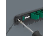 Набор ключей гаечных комбинированных с трещоткой WERA 6000 Joker 1 с магнитным держателем, 11 пр. 020014