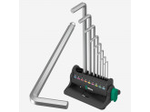 Набор Г-образных ключей Wera WE-022102 950/9 Hex-Plus 8, метрический, хромированный, 9 предметов