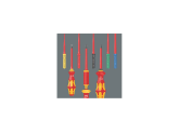 Набор бит с битодержателем WERA Kraftform Kompakt VDE 17 extra slim 1 Tool Finder 2x9x98; PH1x157; PH2x157; PZ1x157; PZ2x157; 1x1x157; 1x2x157; TX1 WE-006612
