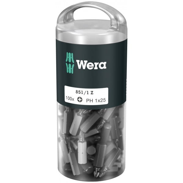 Биты WERA 851/1 Z DIY 100 x PH 1 072440