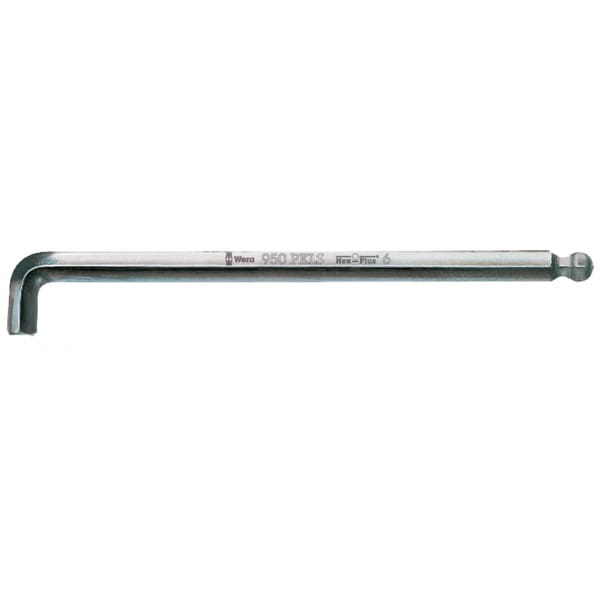 Ключ Г-образный 1,5 мм, метрический, хромированный WERA 950 PKLS 022040