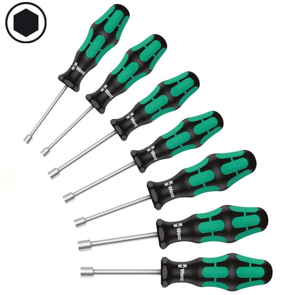 Набор отверток-торцевых ключей WERA Kraftform Plus 395 HO/7 SM 029510
