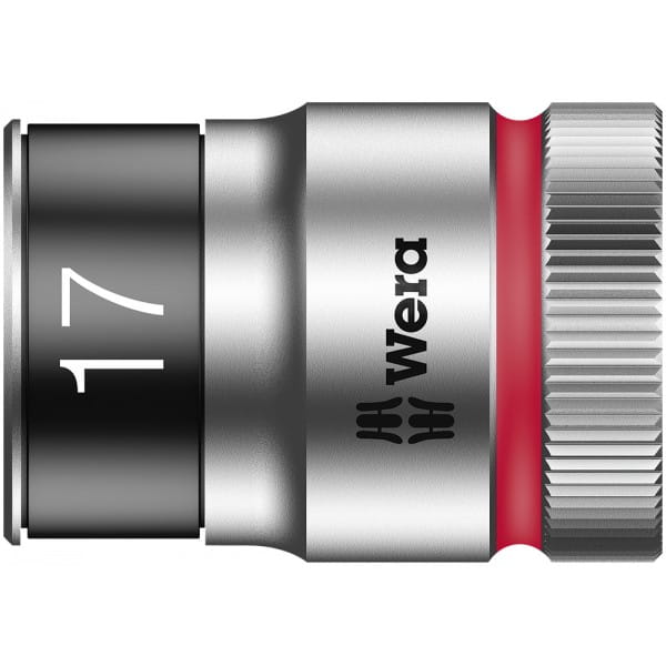 Торцевая головка 17 мм для ключа-трещотки Zyklop c 1/2“ с функцией фиксации WERA 8790 HMC HF 003737