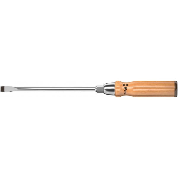 Отвертка шлицевая WERA 930 A, с деревянной ручкой 1.6 x 9 x 175 мм 018025