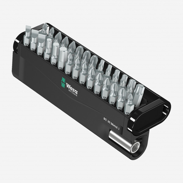 Универсальный держатель бит Wera WE-057440 Bit-Check 30 Metal 1 SB, 30 шт.
