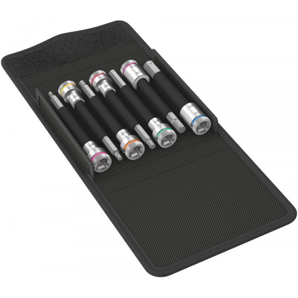 Набор головок торцевых WERA 8740 B HF Imperial 1 Hex-Plus Zyklop 7 предметов 1.8