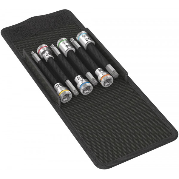 Набор головок торцевых WERA 8767 B TORX HF 1 Zyklop с вставкой-битой 3/8