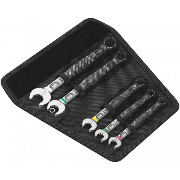 Набор велосипедиста WERA Bicycle Set 10 6003 Joker ключи гаечные комбинированные, 5 предметов, 8/9/10/13 мм, Pedal 15 мм 004178