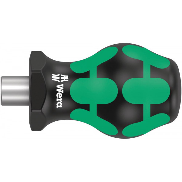 Отвертка-битодержатель WERA 811/1 Kraftform Stubby 1/4
