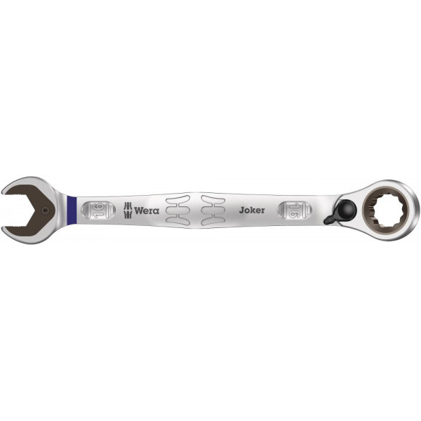 Ключ гаечный комбинированный WERA 6001 Joker Switch с реверсной трещоткой, 16 x 213 мм 020071