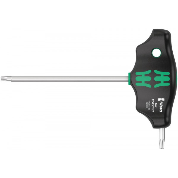 Отвёртка WERA 467 TORX HF с Т-ручкой с фиксацией TX 20 x 100 мм 023373