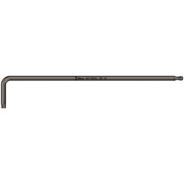 Г-образный ключ WERA 967 PKXL TORX удлиненный с шаром TX 15 x 123 мм 024464
