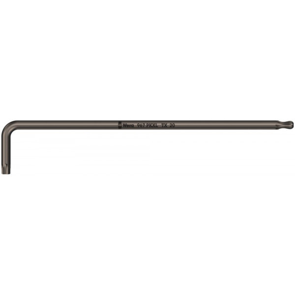 Г-образный ключ WERA 967 PKXL TORX удлиненный с шаром TX 20 x 137 мм 024465