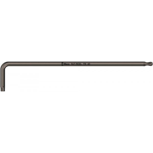 Г-образный ключ WERA 967 PKXL TORX удлиненный с шаром TX 40 x 224 мм 024469