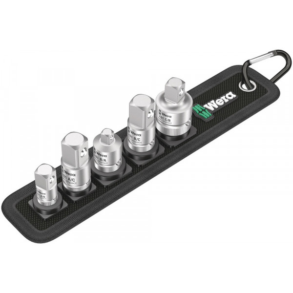 Набор адаптеров WERA 781/5 Set 1 для торцевых головок, 6 предметов 042680