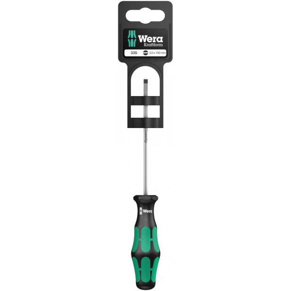 Отвёртка WERA 334 SL SB шлицевая 1.2 x 6.5 x 150 мм 100030