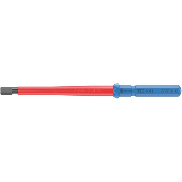 Насадка с внешним шестигранником WERA 64 i HEX Kraftform Kompakt VDE Take It Easy 6 x 157 мм 006522