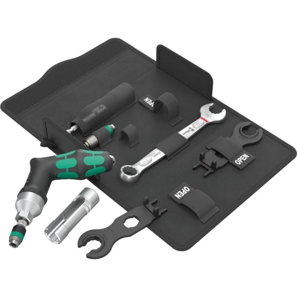 Набор монтажных инструментов WERA 9524 Photovoltaic mounting tool set 1 для фотогальваники, 7 пр. 136043