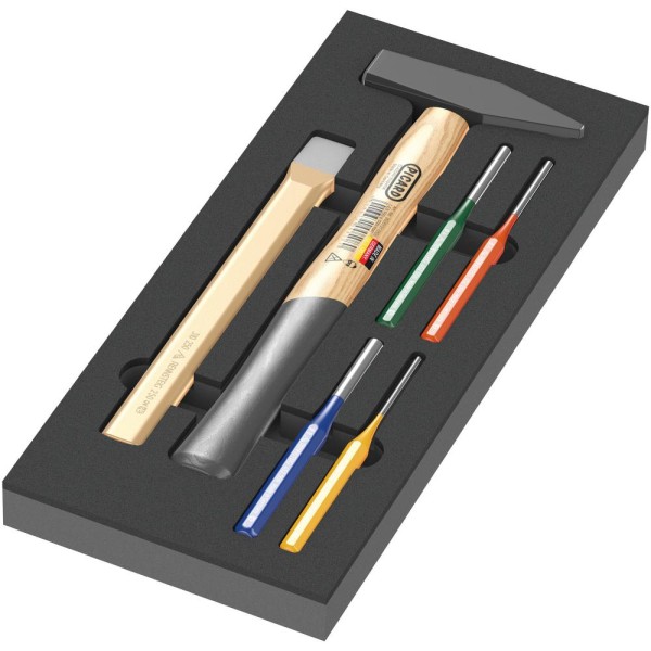 Набор молотков WERA 9782 Foam insert hammer set 1, 6 пр. 150182