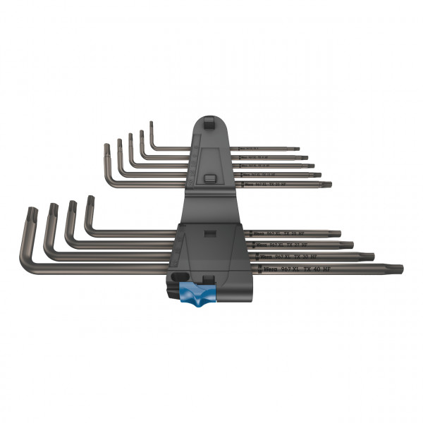 Набор Г-образных ключей с функцией фиксации, удлиненный WERA 967/9 TX XL HF 1 024450