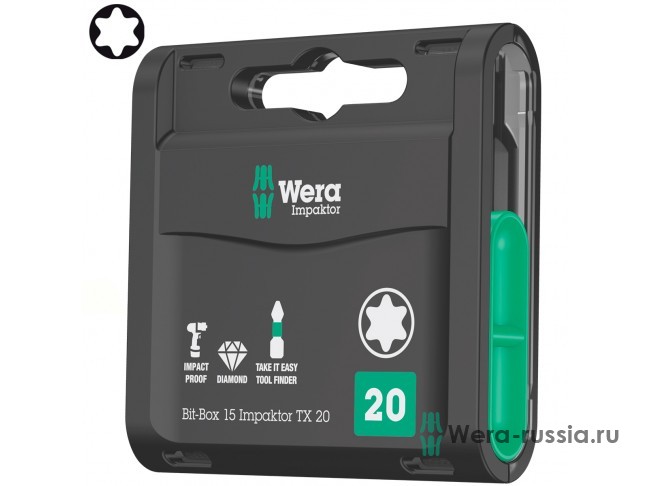 Bit-Box 15 Impaktor TX 057772 WE-057772 в фирменном магазине Wera