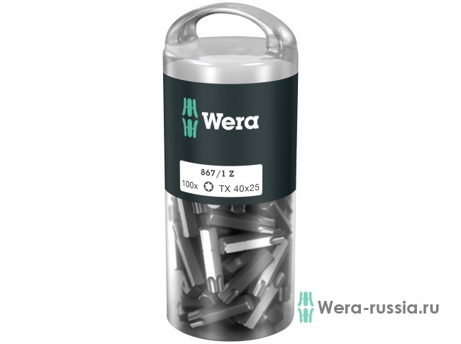 867/1 Z TORX® DIY 100 шт. TX 40 072452 WE-072452 в фирменном магазине Wera