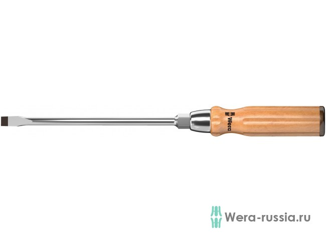 Отвертка шлицевая WERA 930 A, с деревянной ручкой 1 x 5.5 x 100 мм 018015
