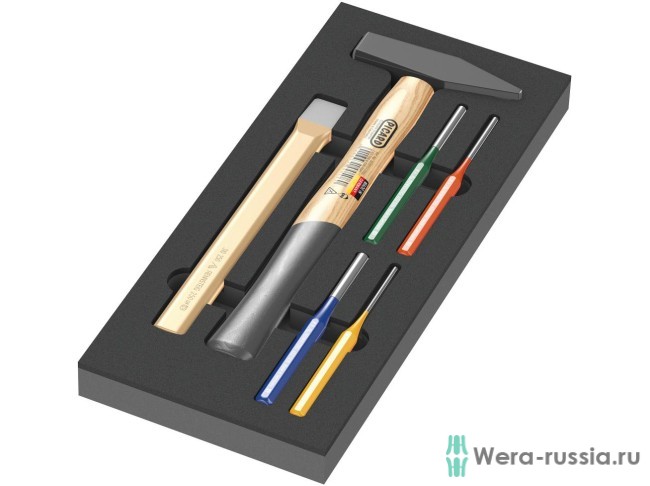 9782 Foam insert hammer set 1 150182 WE-150182 в фирменном магазине Wera